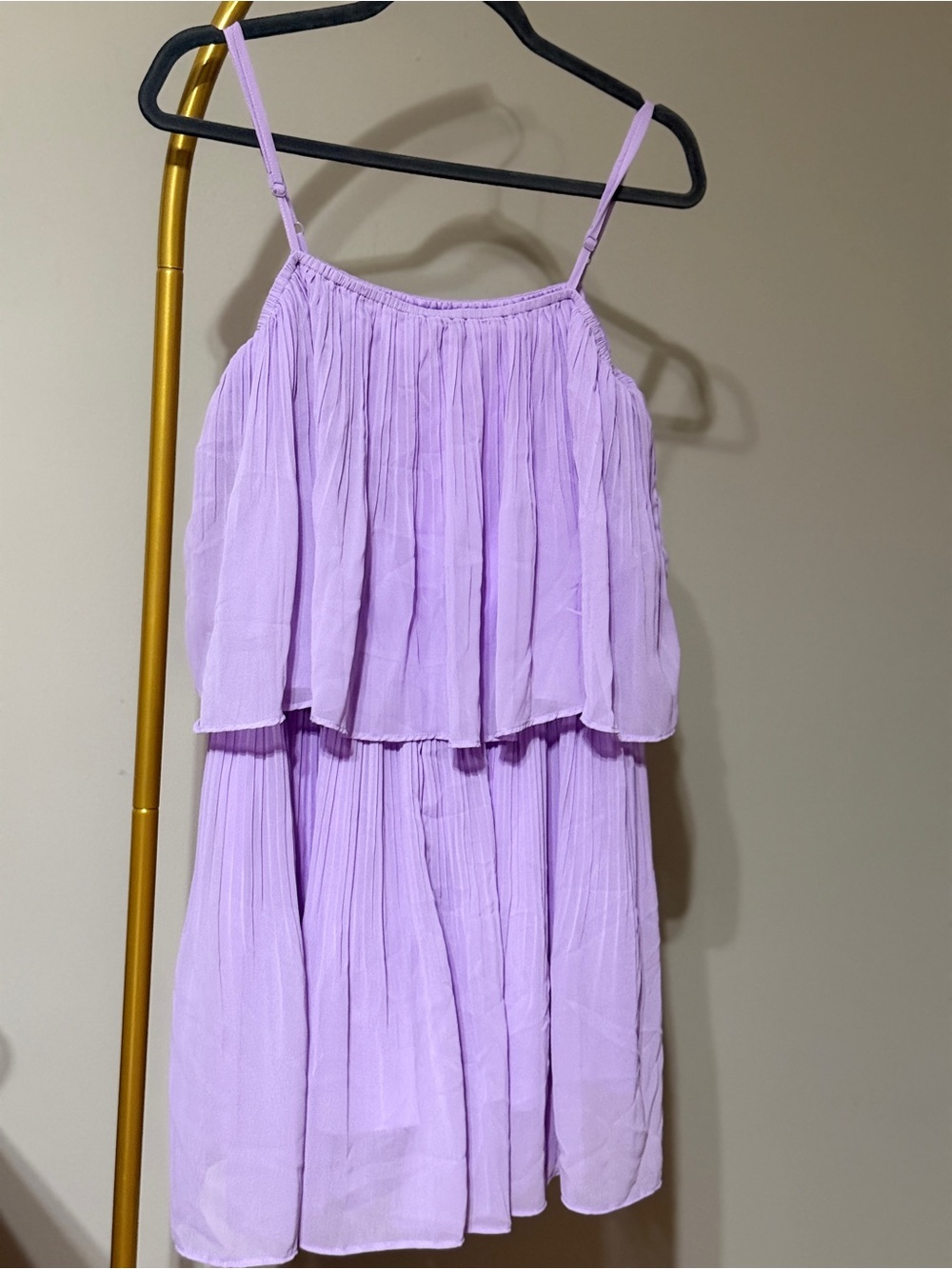 Lilac Spaghetti-Strap Romper